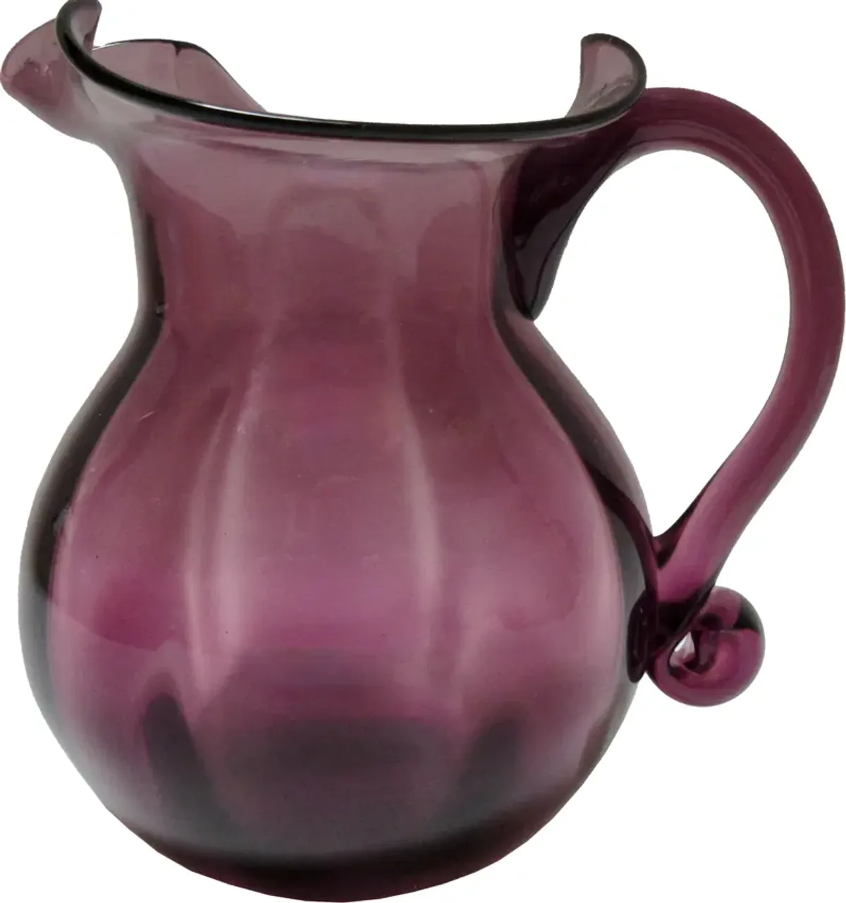 1940s Hand-Blown American Glass Pitcher - The Emporium Ltd. - Purple