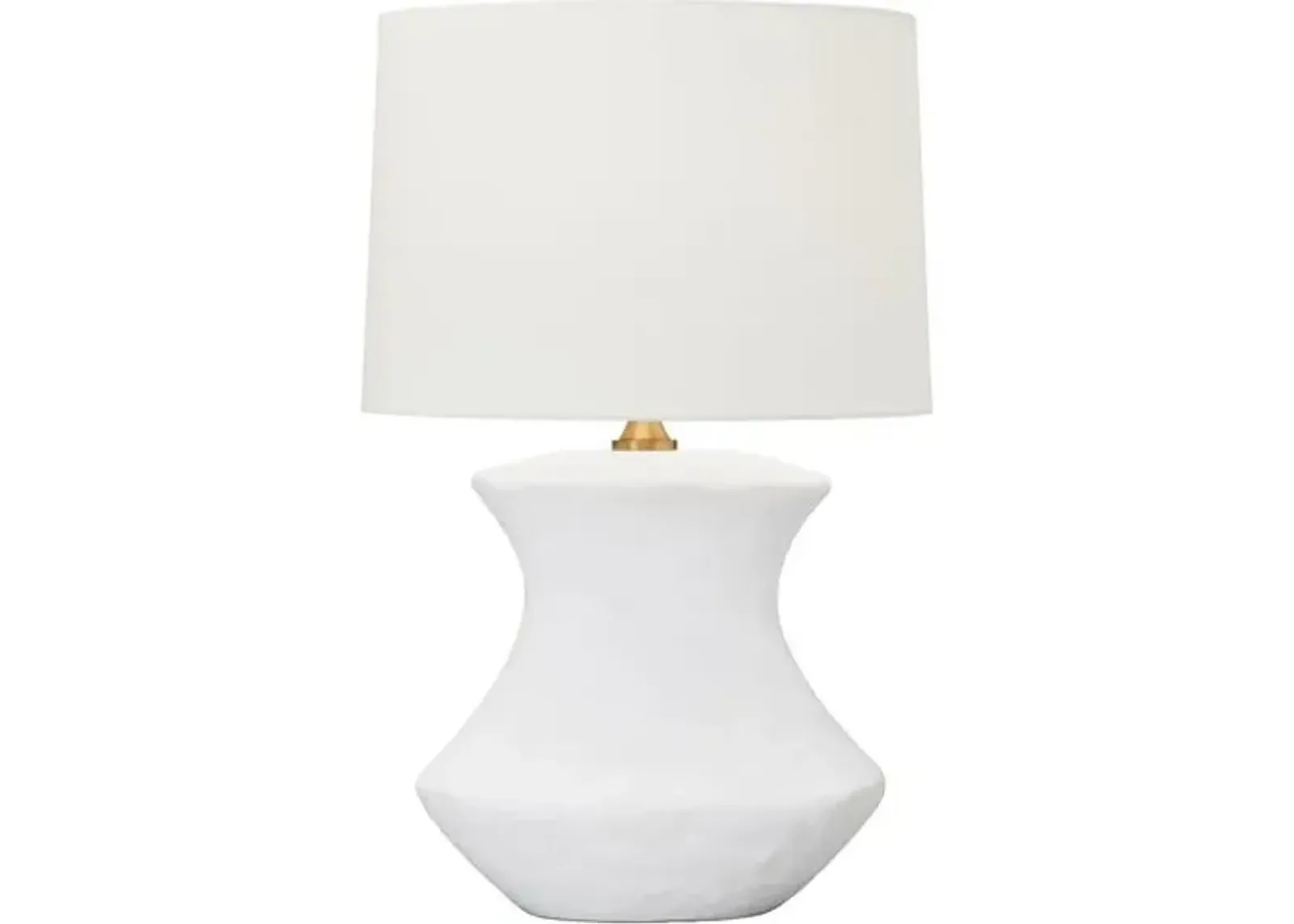 Visual Comfort - Bone Ceramic Table Lamp - Matte White