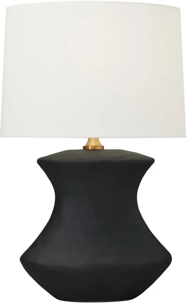 Visual Comfort - Bone Ceramic Table Lamp - Rough Black