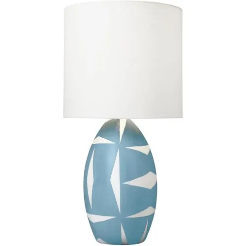 Visual Comfort - Franz Ceramic Table Lamp - Semi Matte Lavender