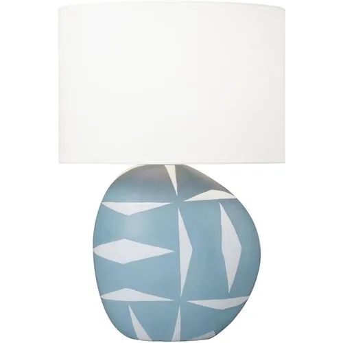 Visual Comfort - Franz Ceramic Table Lamp - Semi Matte Lavender