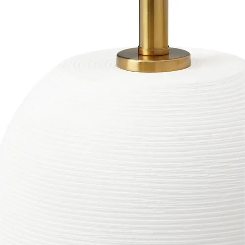 Visual Comfort - Fanny Slim Ceramic Table Lamp - Matte White