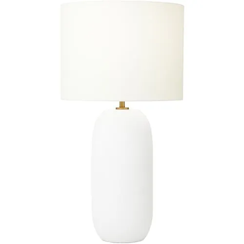 Visual Comfort - Fanny Slim Ceramic Table Lamp - Matte White