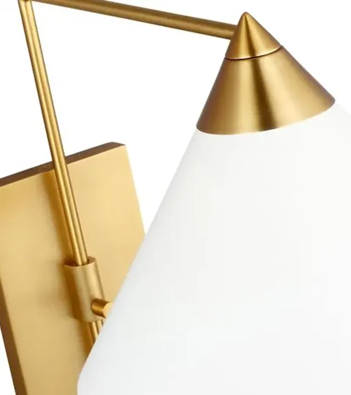 Visual Comfort - Franklin Sconce - Burnished Brass - Gold