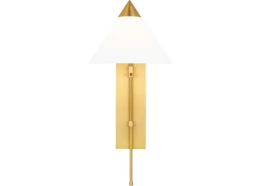 Visual Comfort - Franklin Sconce - Burnished Brass - Gold