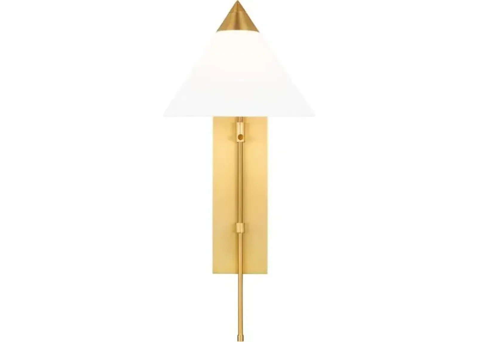 Visual Comfort - Franklin Sconce - Burnished Brass - Gold