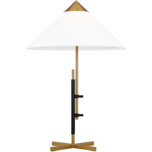 Visual Comfort - Franklin Table Lamp - Burnished Brass/Deep Bronze