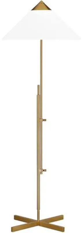 Visual Comfort - Franklin Floor Lamp - Burnished Brass