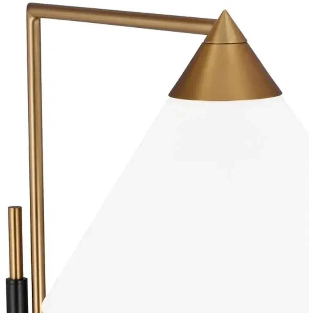 Visual Comfort - Franklin Task Floor Lamp - Burnished Brass/Deep Bronze