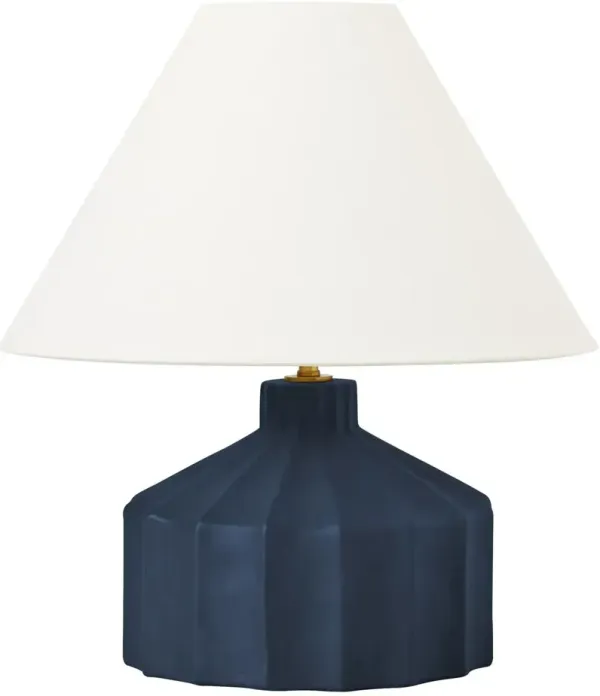 Visual Comfort - Veneto Small Table Lamp - Matte Blue Wash