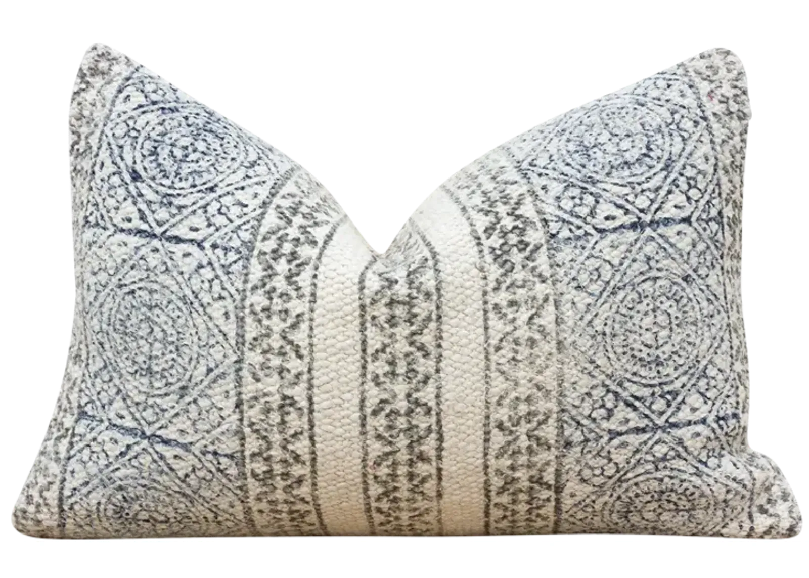 Asmani Blue Nomadic Moroccan Pillow - de-cor