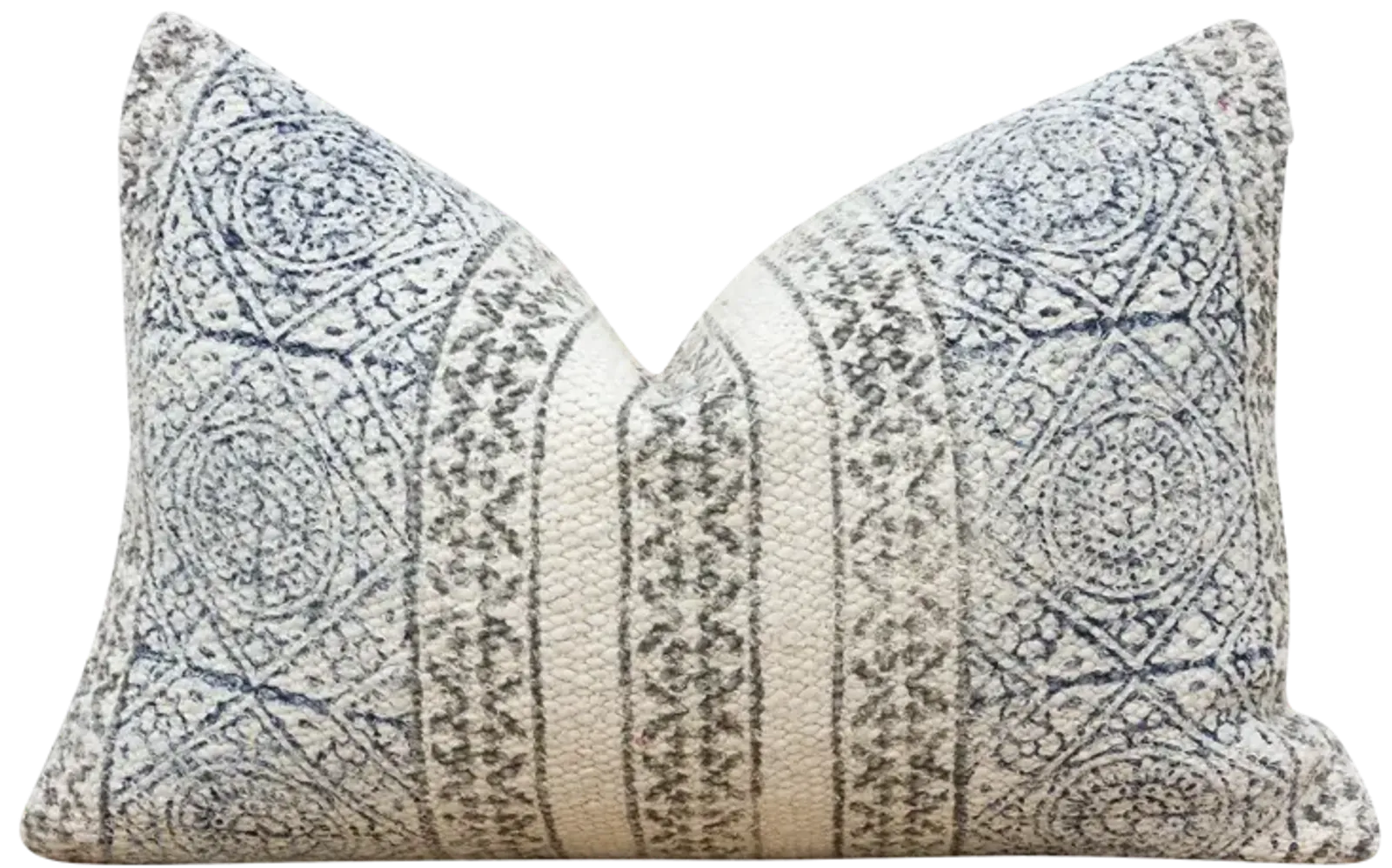 Asmani Blue Nomadic Moroccan Pillow - de-cor