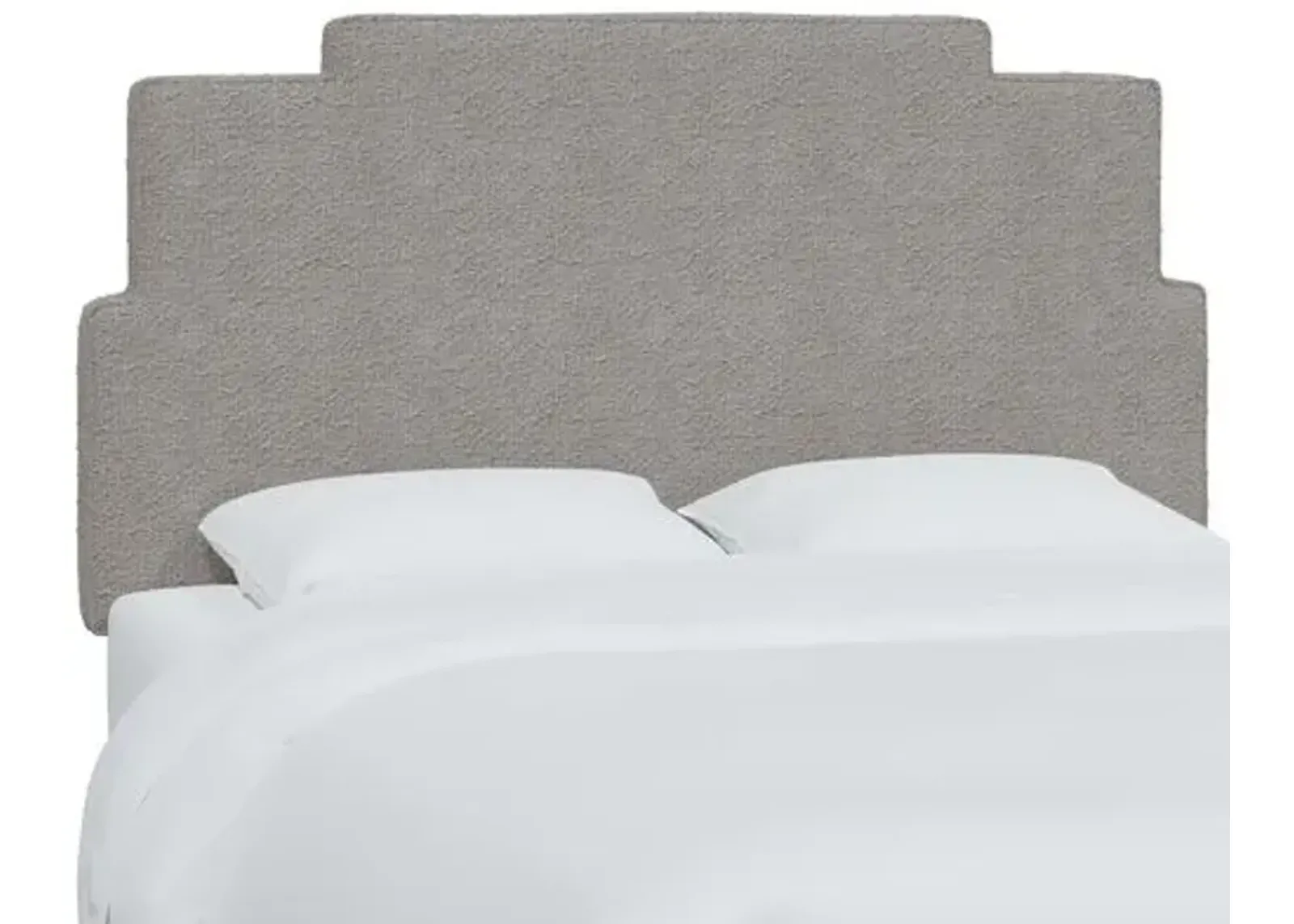 Paxton Bouclé Headboard - Gray