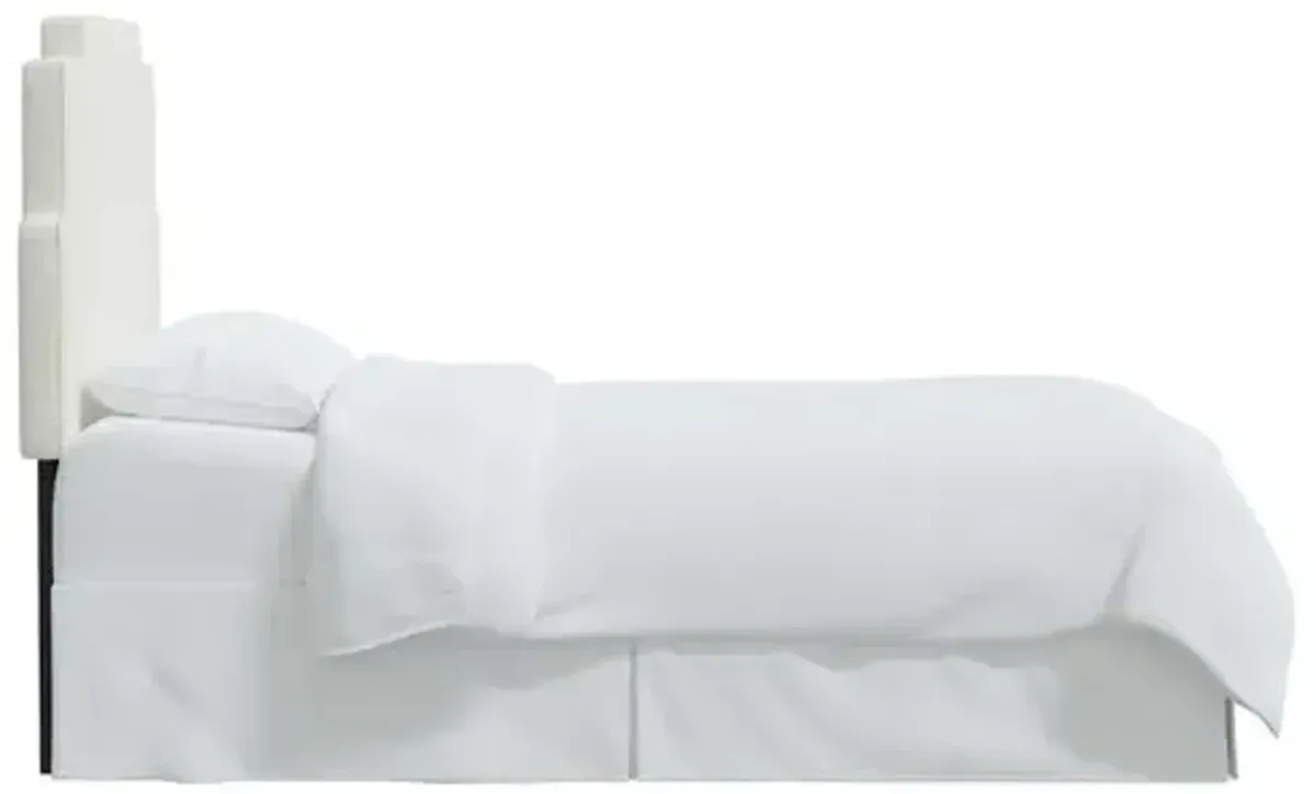 Paxton Boucl Headboard - White