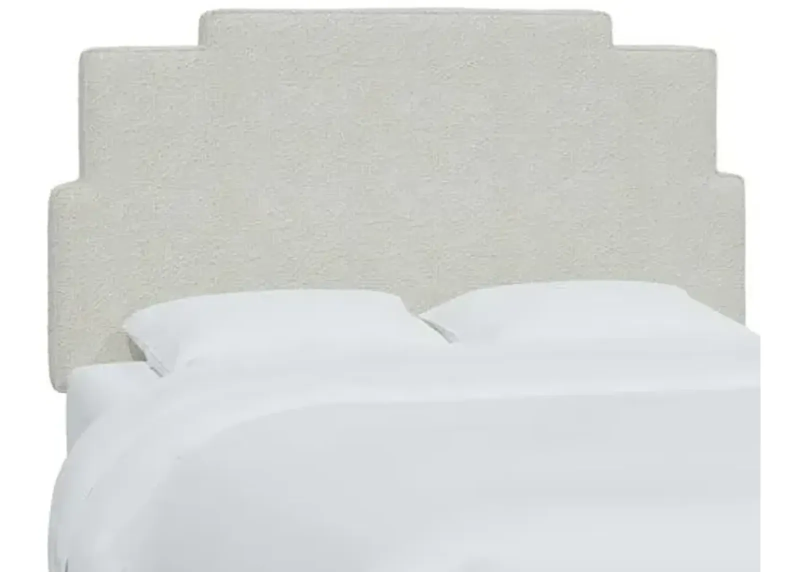 Paxton Bouclé Headboard - White