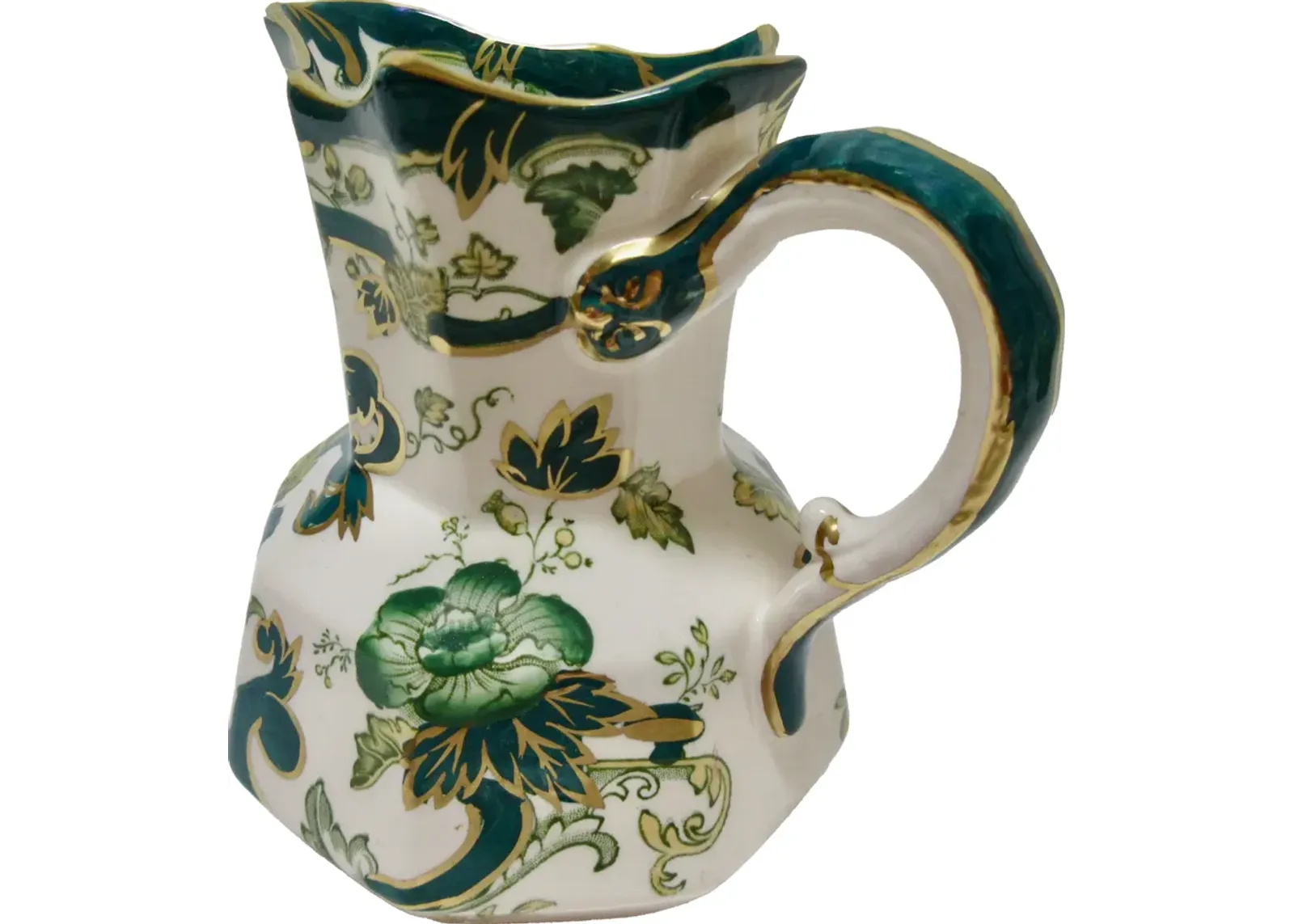 Mason's English Ironstone Chartreuse Jug - The Emporium Ltd. - Green