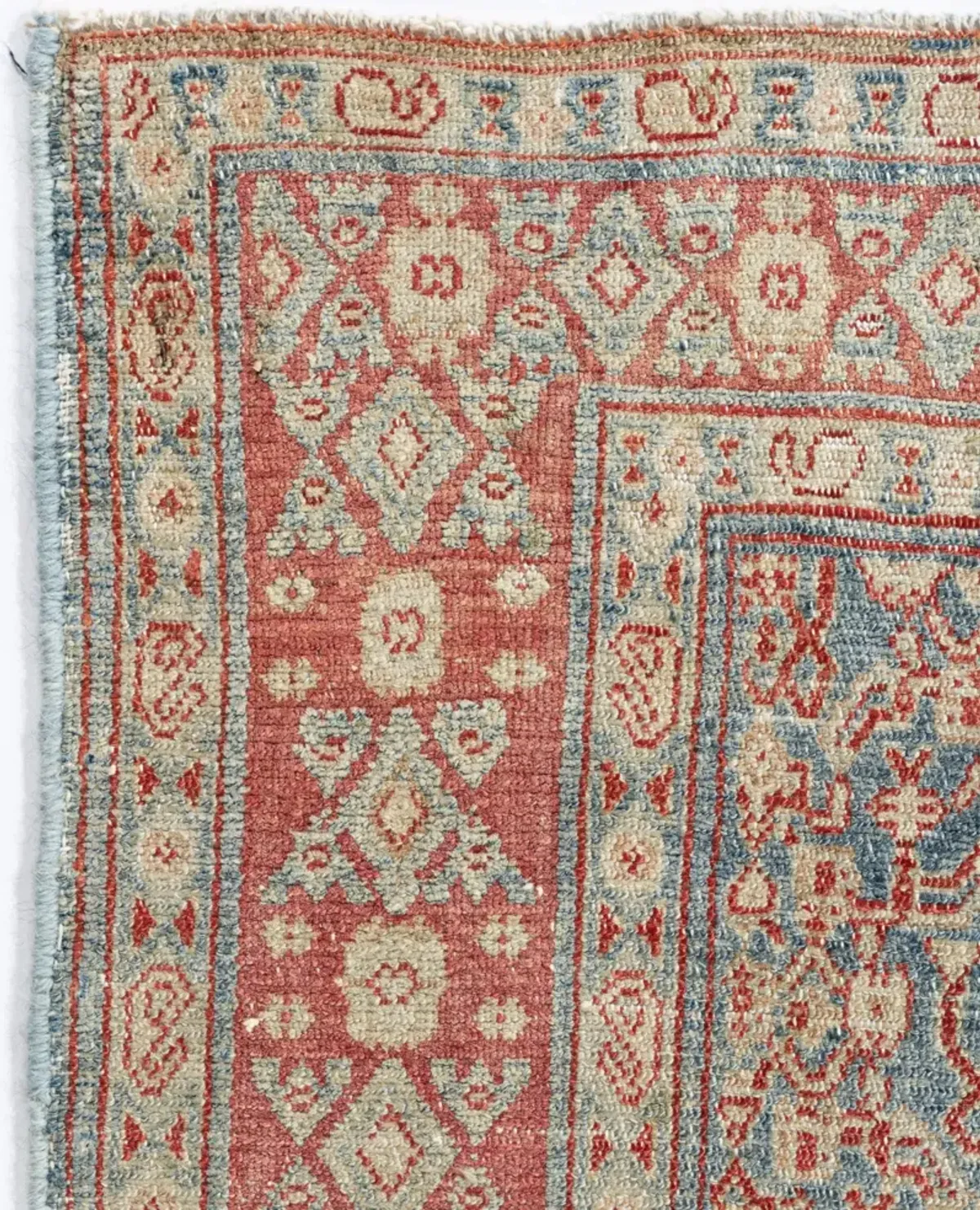 Senneh Persian Rug 3'8 X 4'1 - Brown - Brown