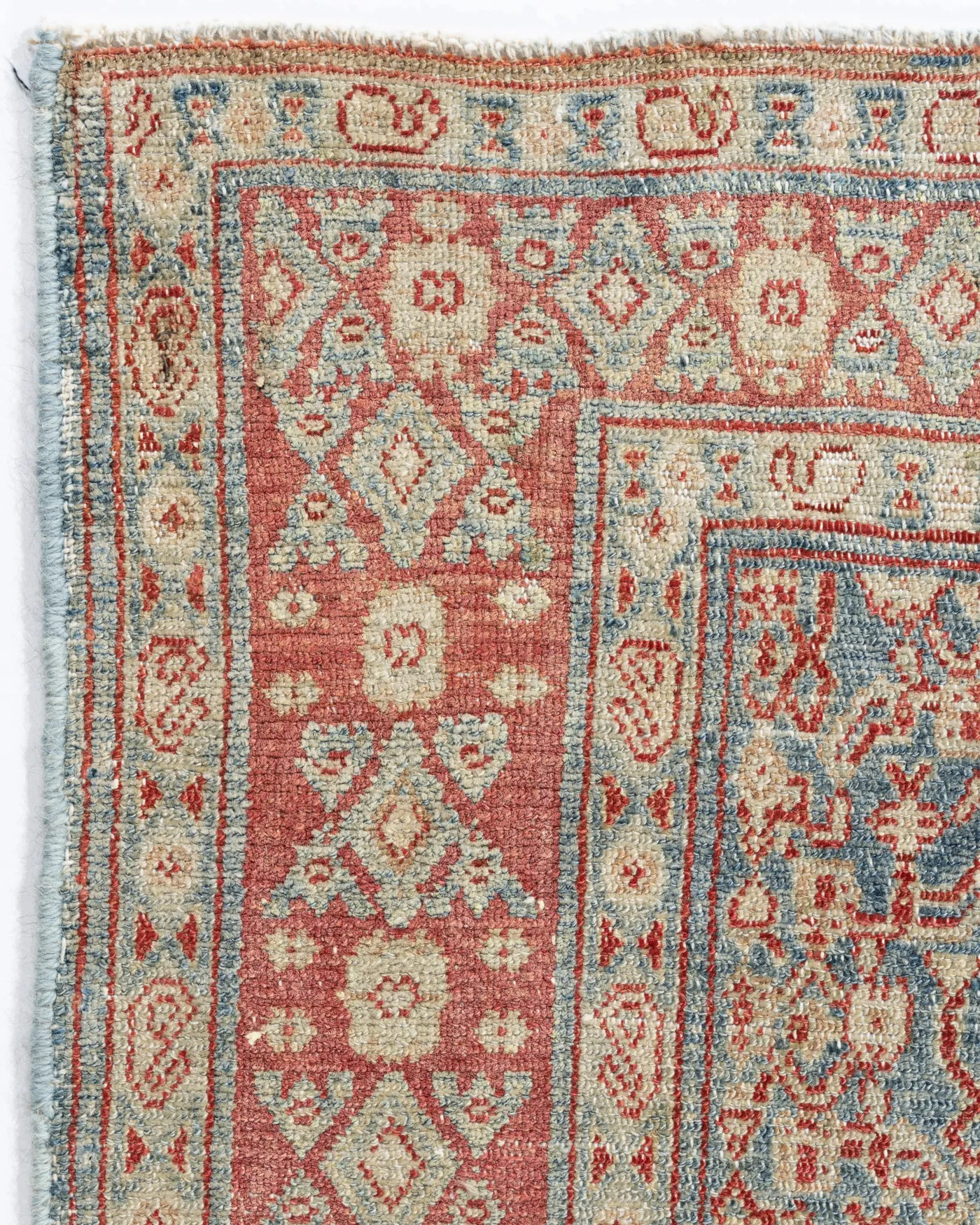 Senneh Persian Rug 3'8 X 4'1 - Brown - Brown