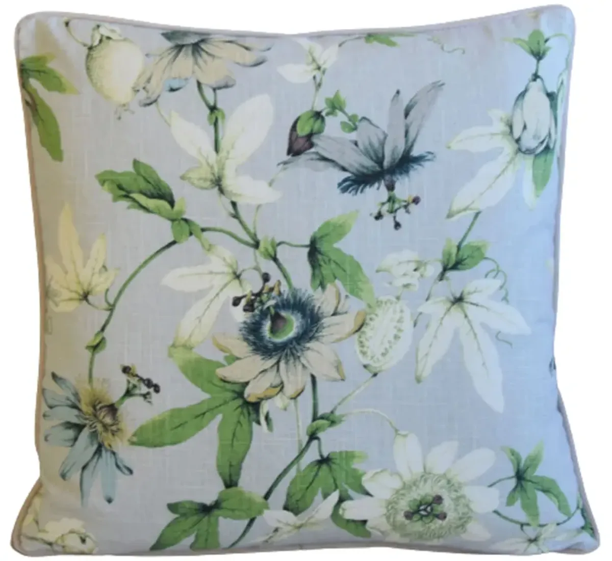 P Kaufmann Passion Flower Linen Pillow