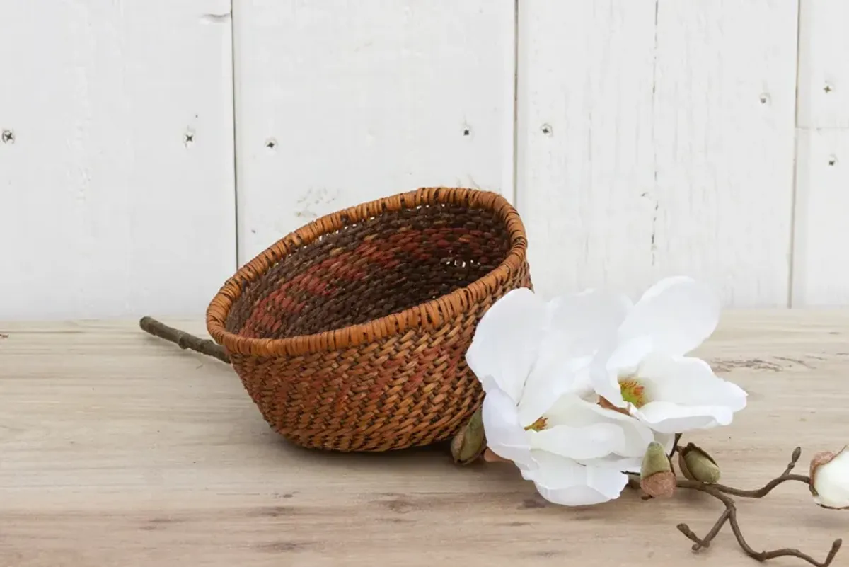 Antique Asian Farmhouse Basket - de-cor - Brown