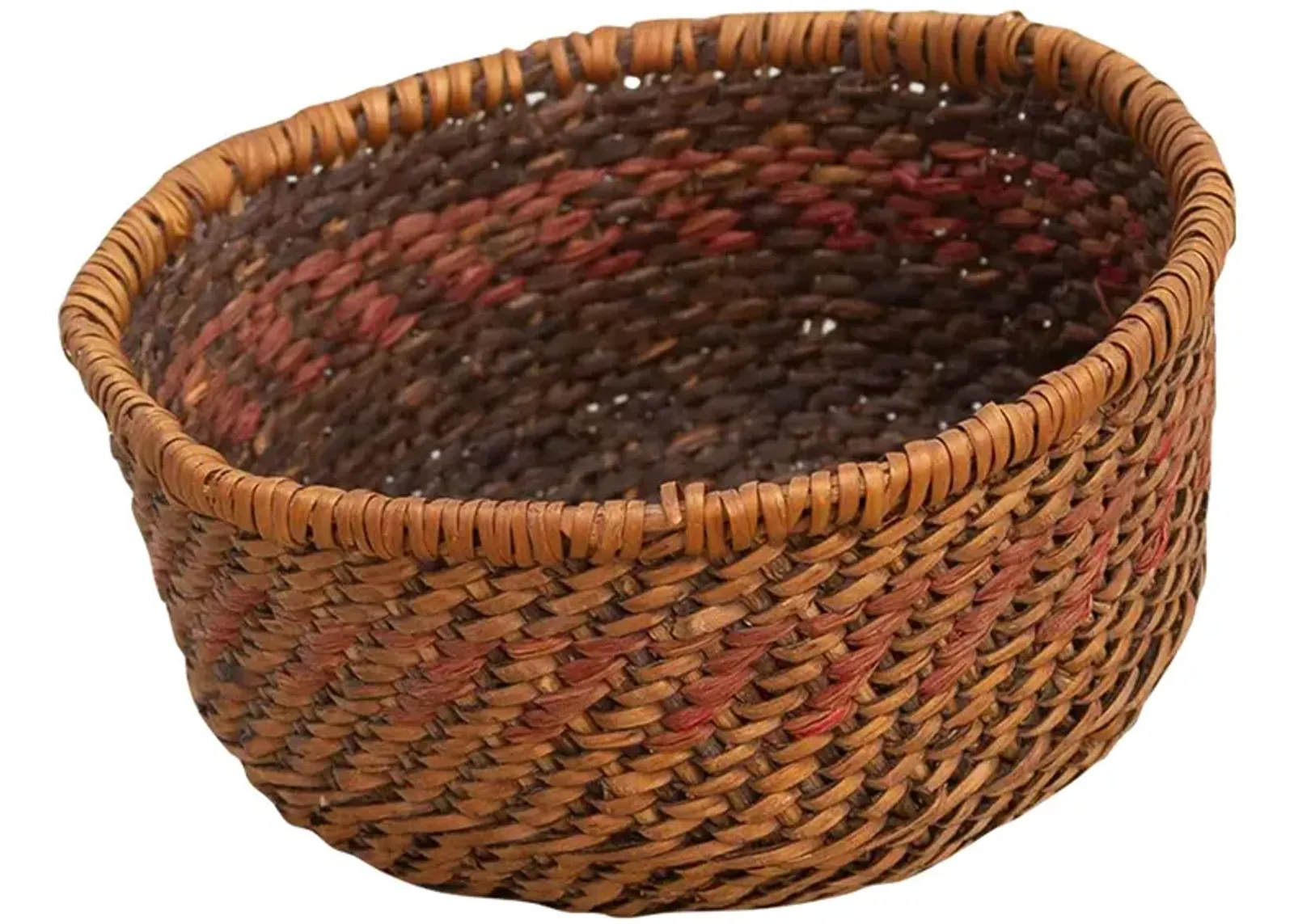 Antique Asian Farmhouse Basket - de-cor - Brown