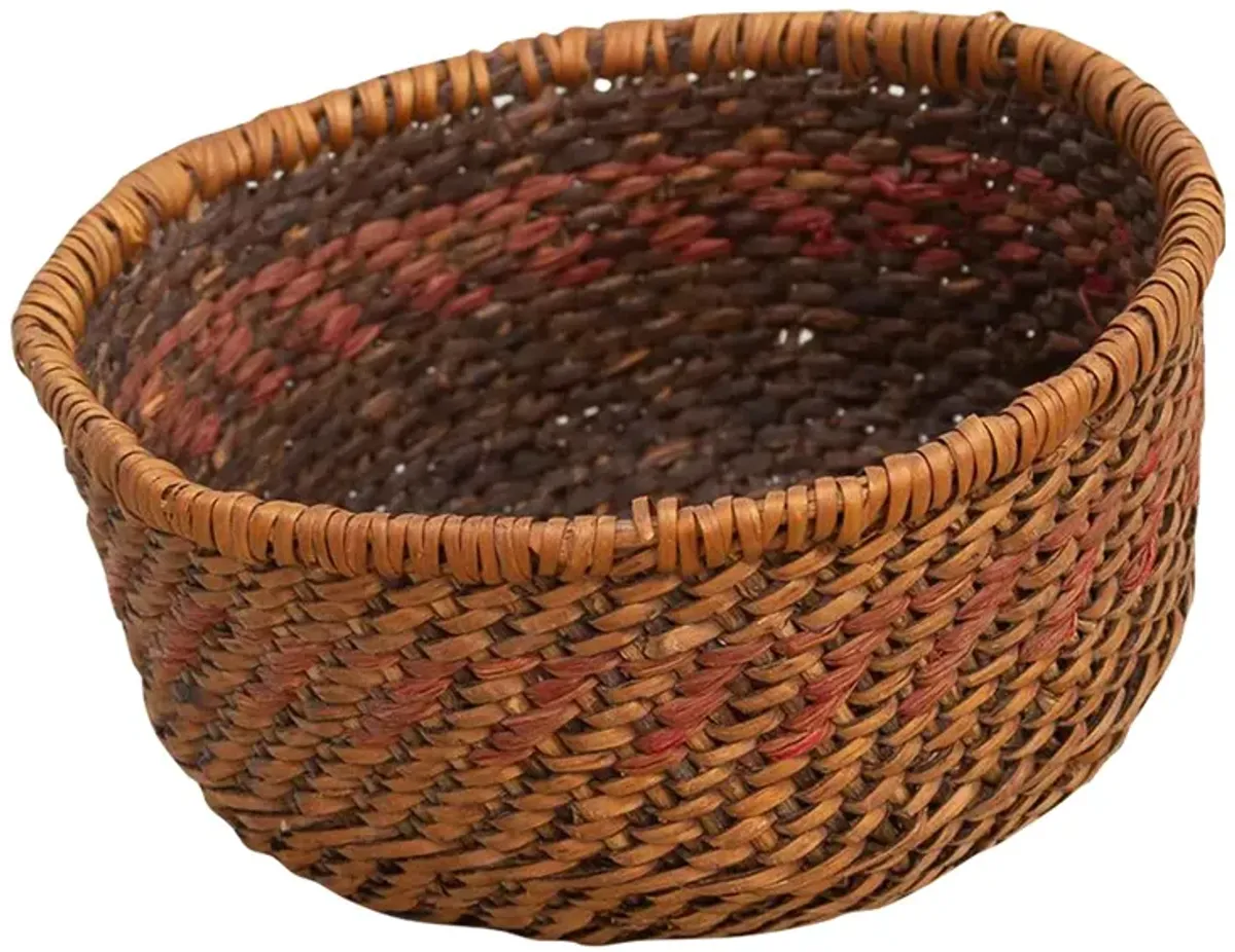 Antique Asian Farmhouse Basket - de-cor - Brown