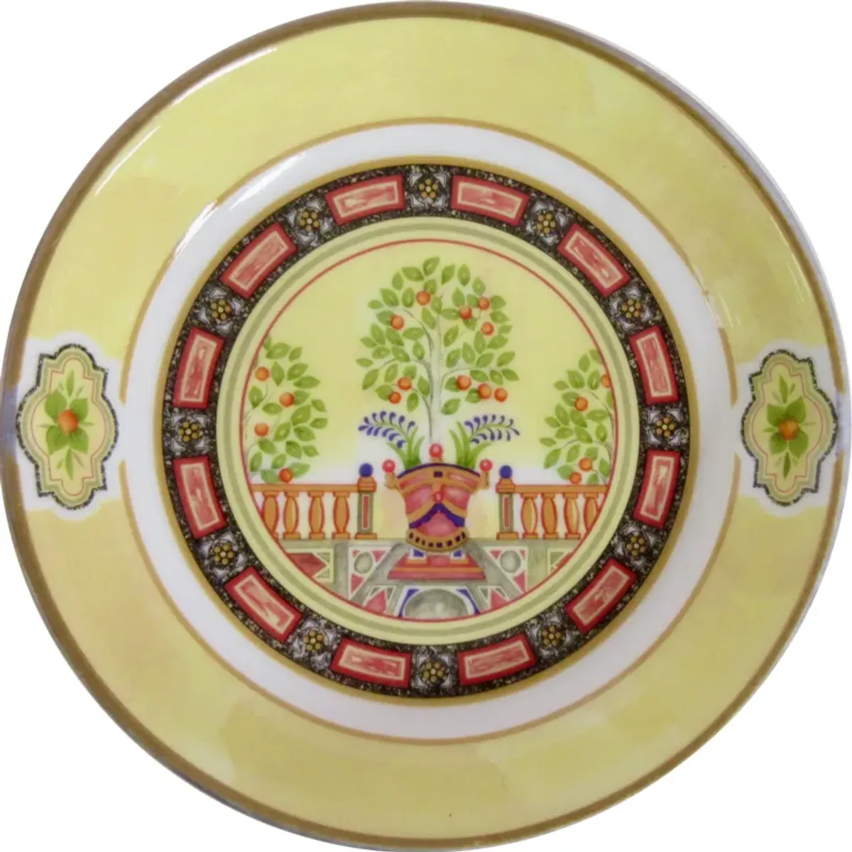 Royal Worcester Versailles Dish - The Emporium Ltd. - Yellow