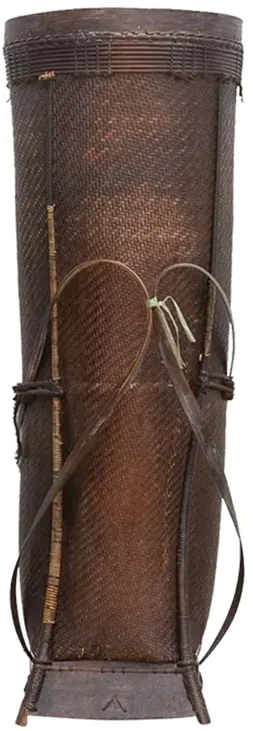 19th C.Tribal Harvesting Basket - de-cor - Brown