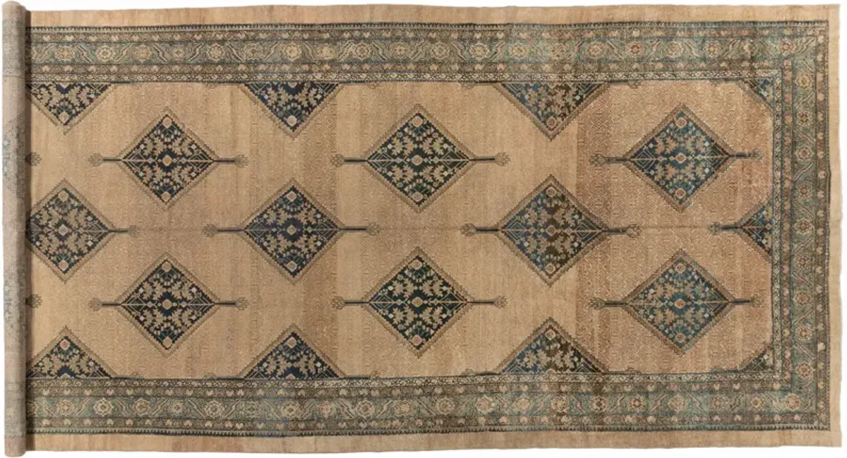 Persian Serab Gallery Rug 7'10 X 19'2 - Beige - Beige