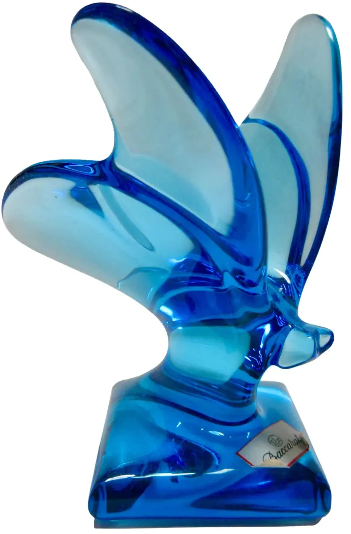 Baccarat Sea Blue Crystal Butterfly - The Emporium Ltd.