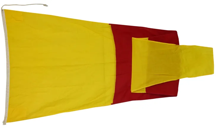 Maritime Nautical Naval Boating Flag - Yellow