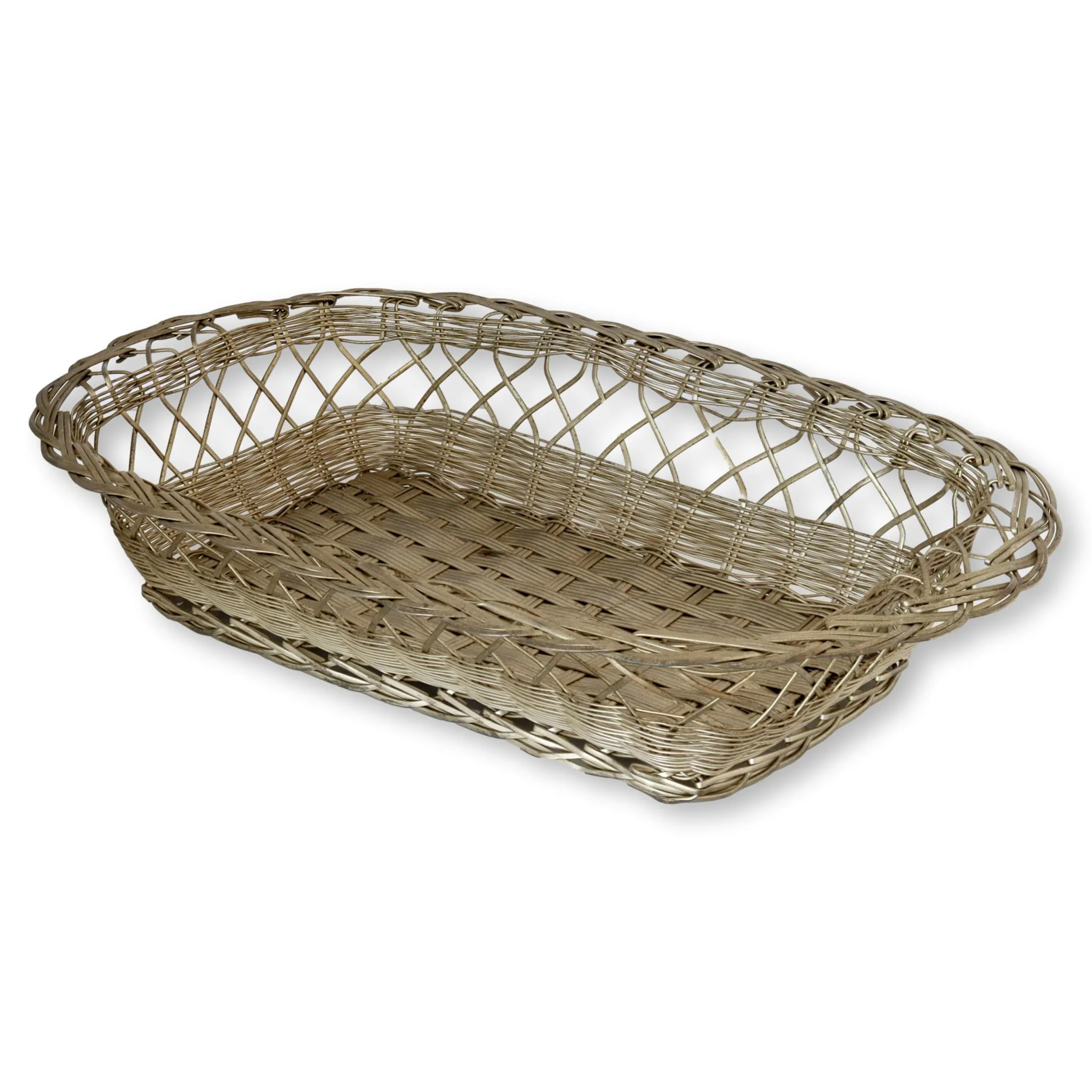 French Wire Fruit Basket - New England Mercantile - Silver