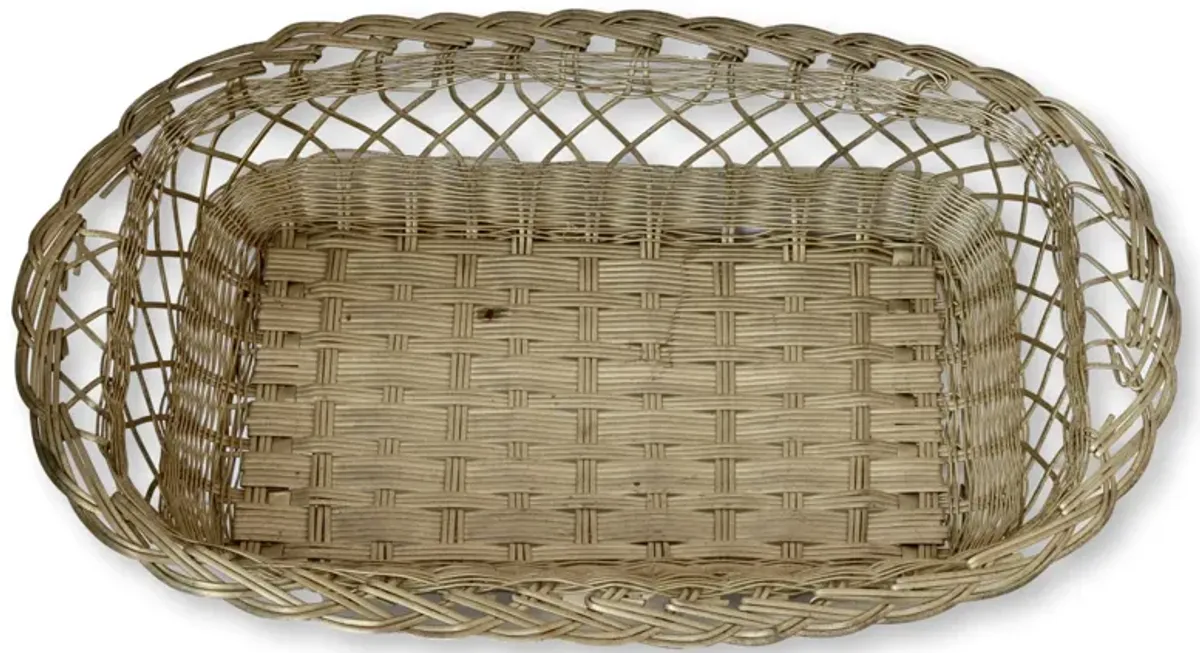 French Wire Fruit Basket - New England Mercantile - Silver