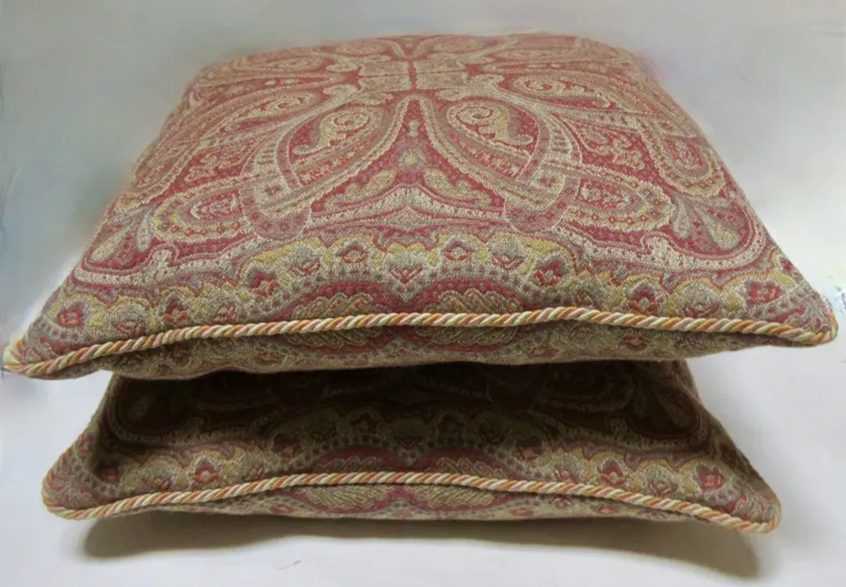 Pierre Deux Belgian Paisley Pillows - The Emporium Ltd.