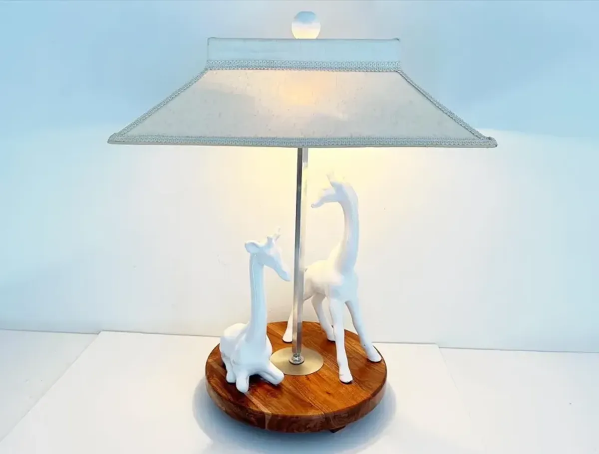 Italian Giraffes Lamp & Shade - C the Light Interiors