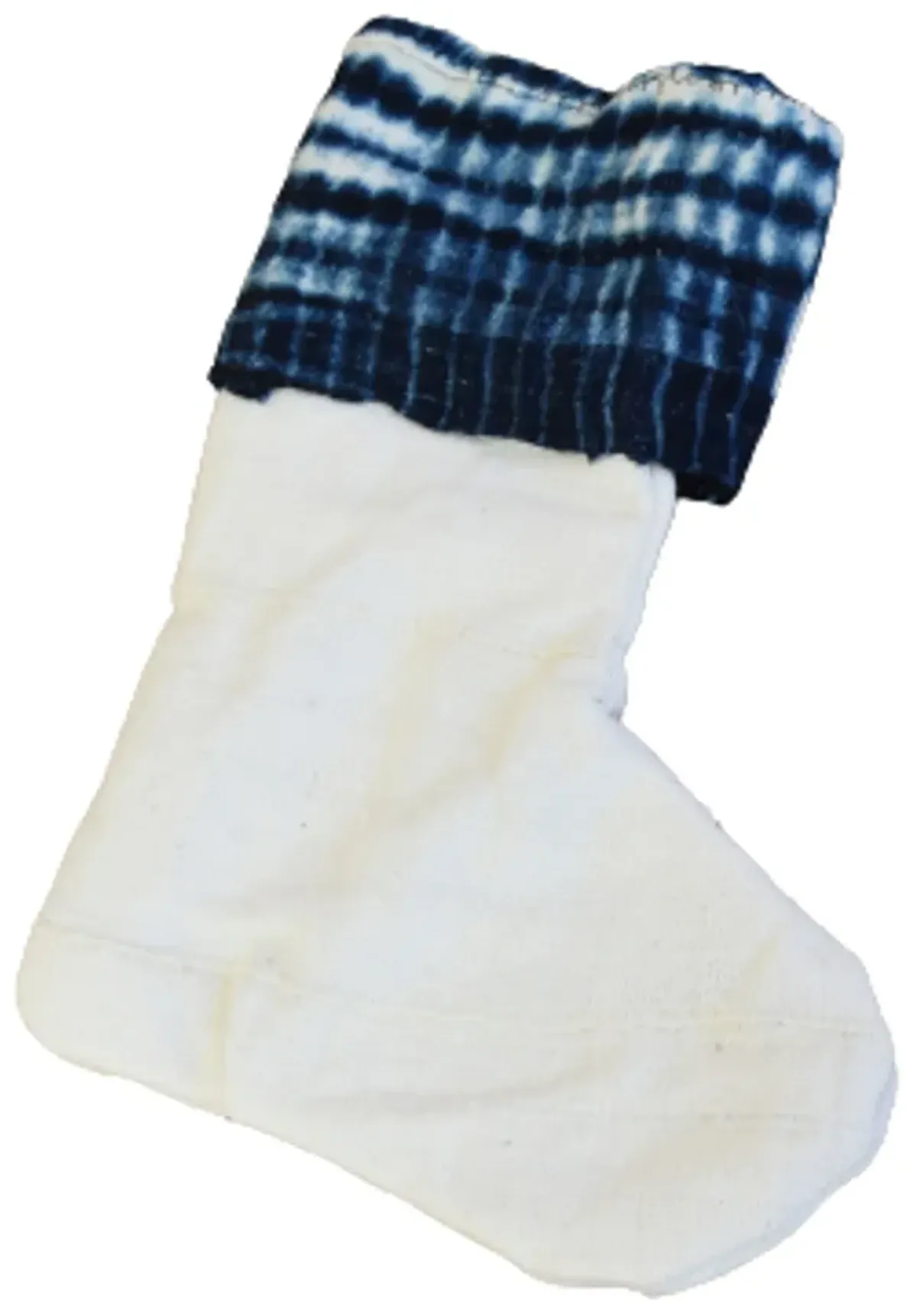 African Textile Christmas Stockings - Set of 2 - Blue