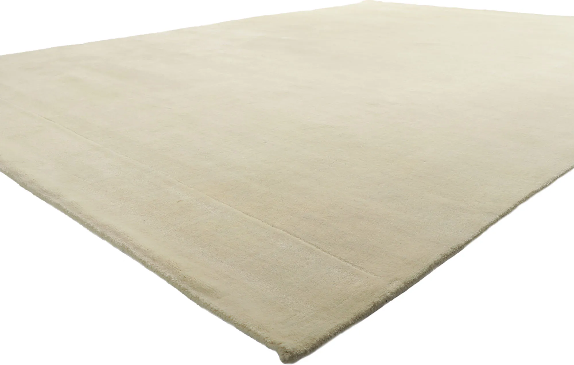 Modern Style Ivory Rug - 8'11" x 11'11" - Esmaili Rugs & Antiques - Beige - Beige