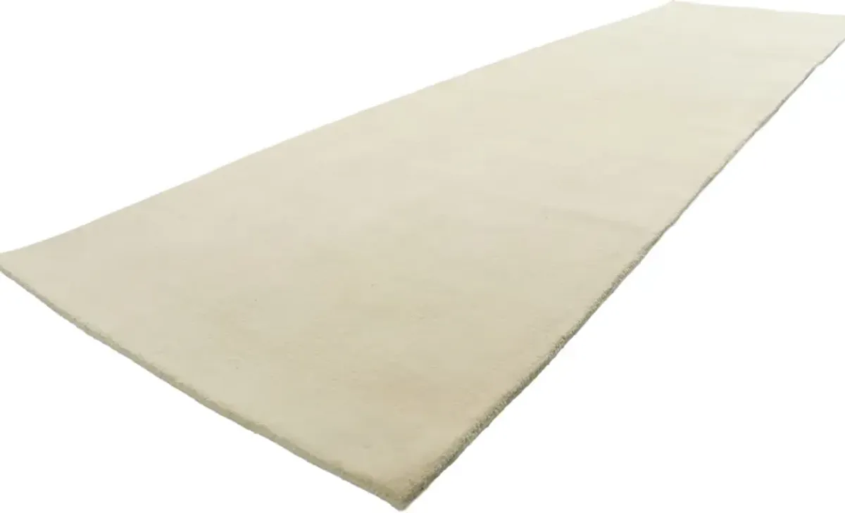 Modern Style Ivory Rug - 3'2" x 11'11" - Esmaili Rugs & Antiques - Ivory