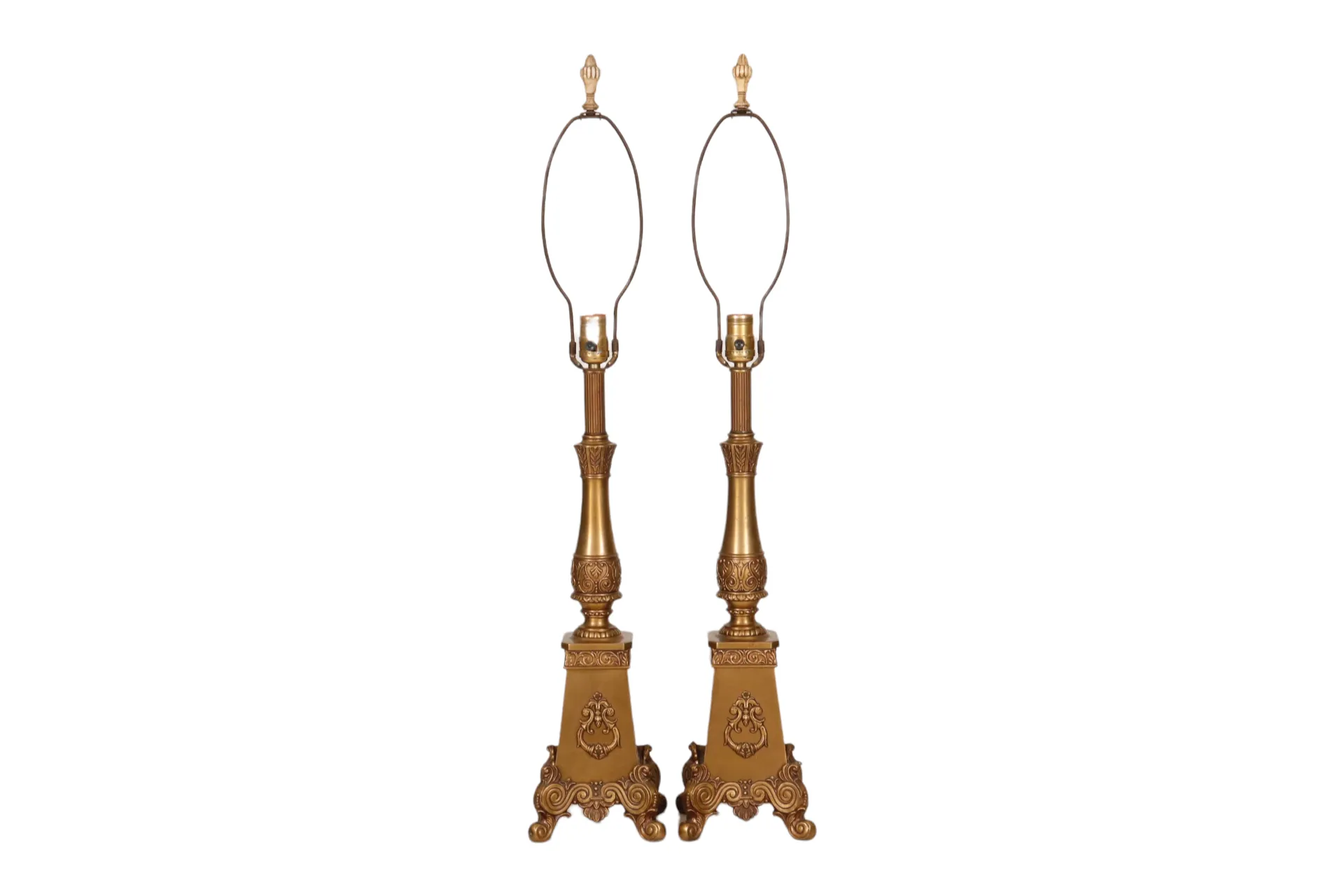 French Regency Style Table Lamps - a Pair - Interesting Things