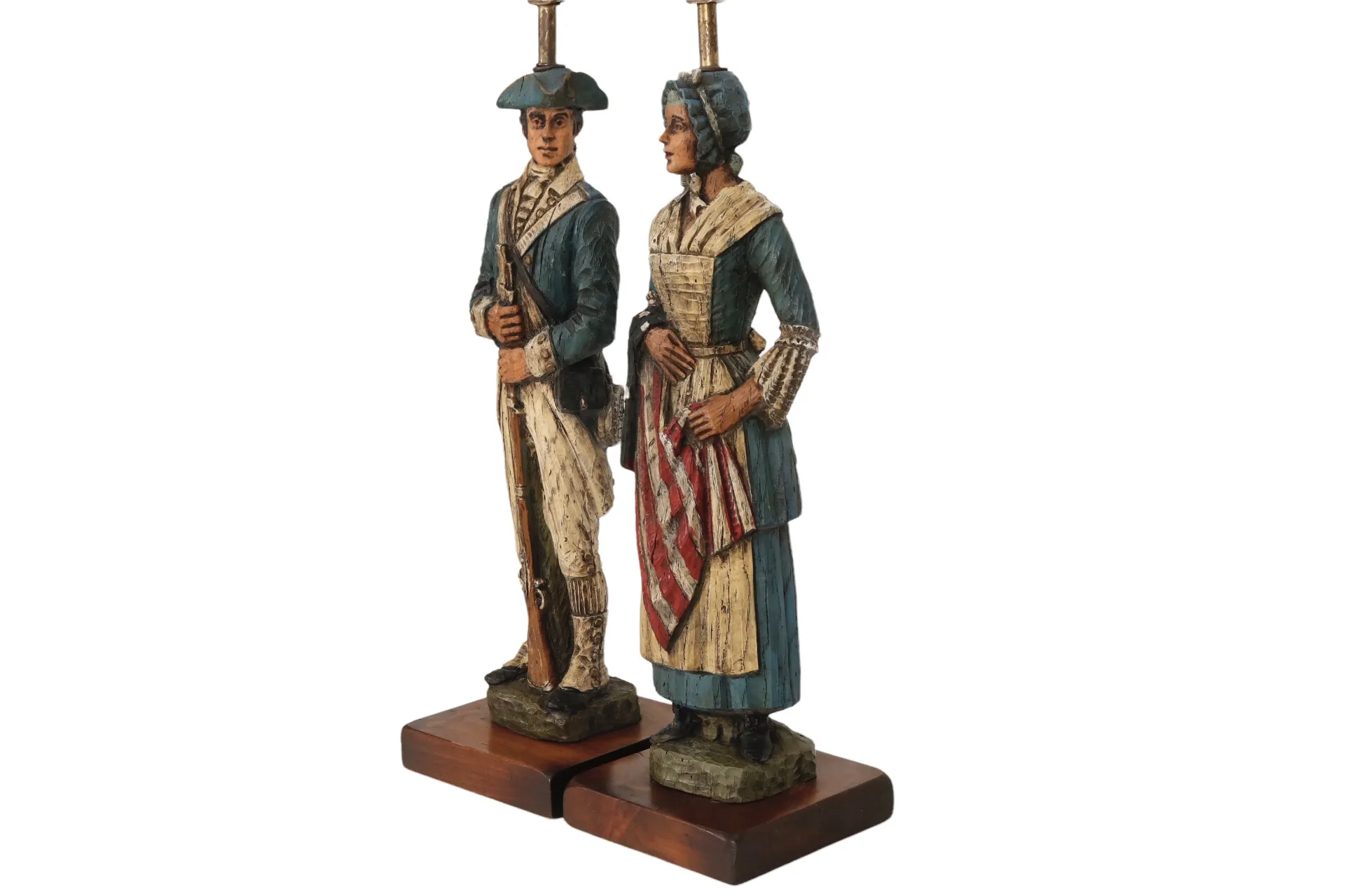 Betsy Ross & Minuteman Table Lamps - Set of 2 - Interesting Things