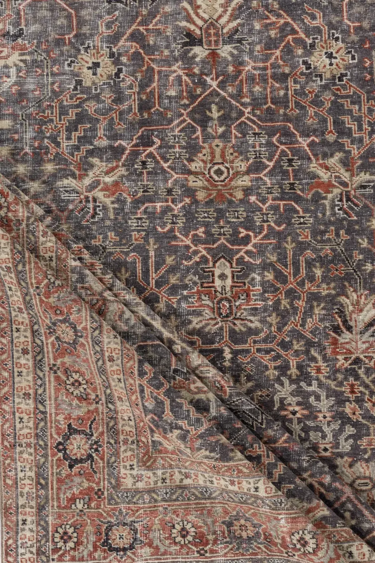 Turkish Anatolian Area Rug 8'8 X 11'2 - Brown - Brown