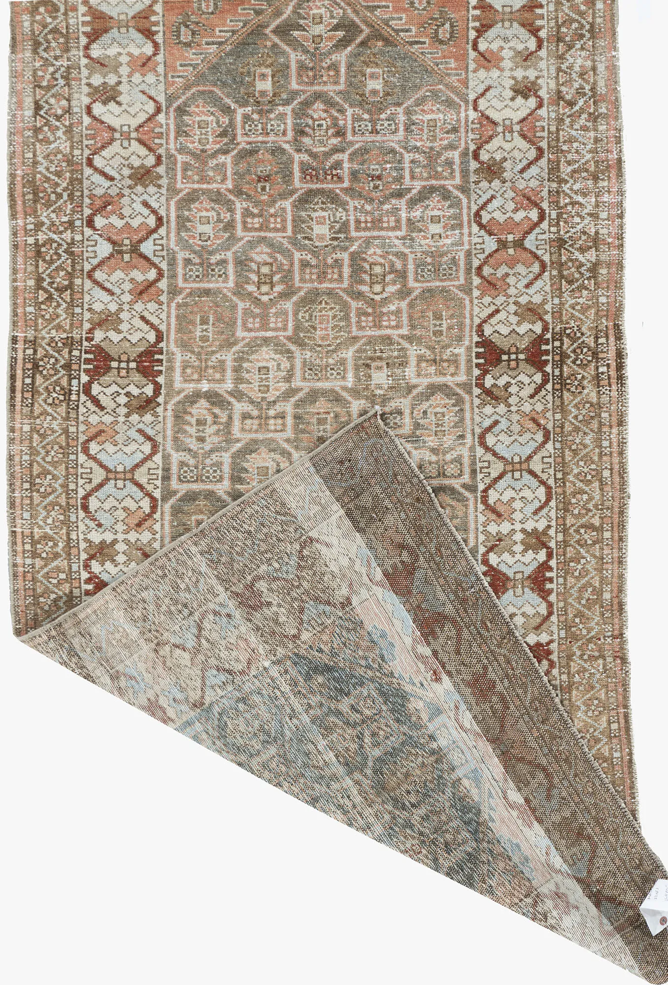 Persian Malayer Area Rug 3'2 X 6'3 - Brown - Brown