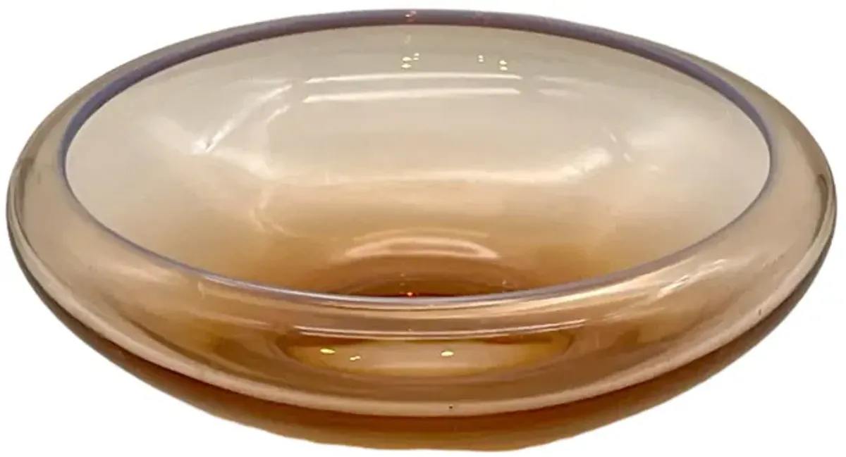 1930s Opalescent Pink & Mauve Glass Bowl - Pilar Collection