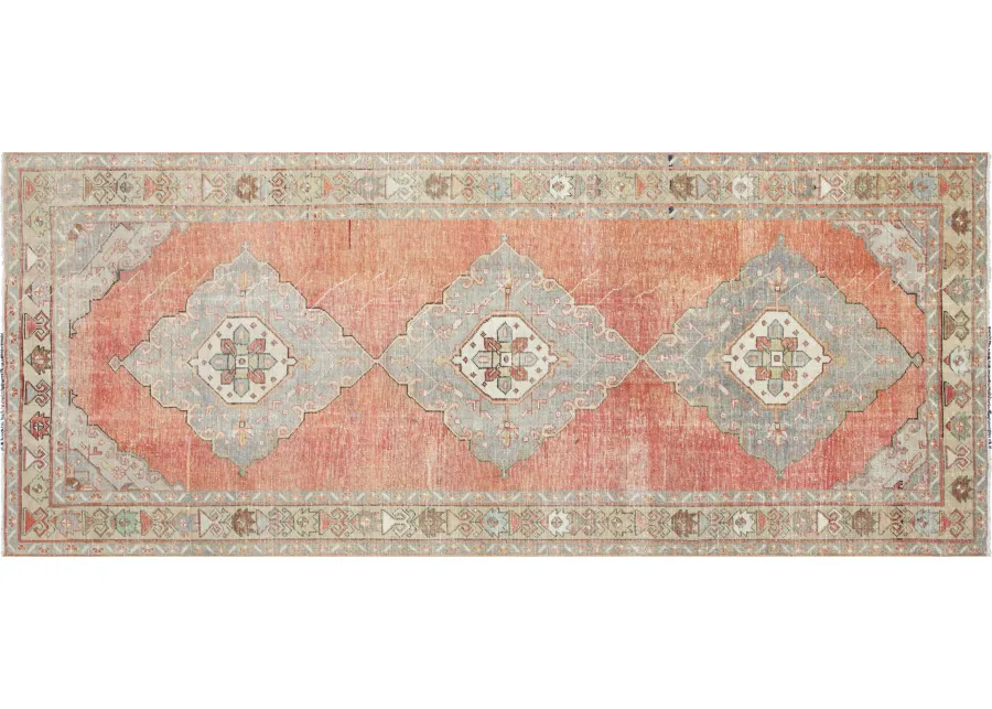 1960s Turkish Oushak Runner - Nalbandian - Gray