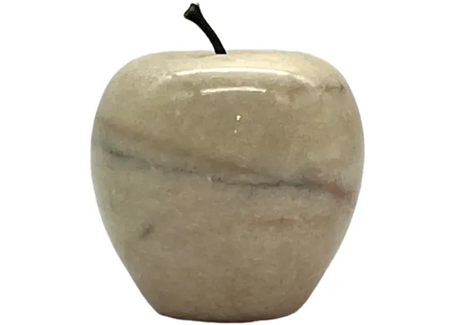 Pink Marble Apple Object/Paperweight - Pilar Collection