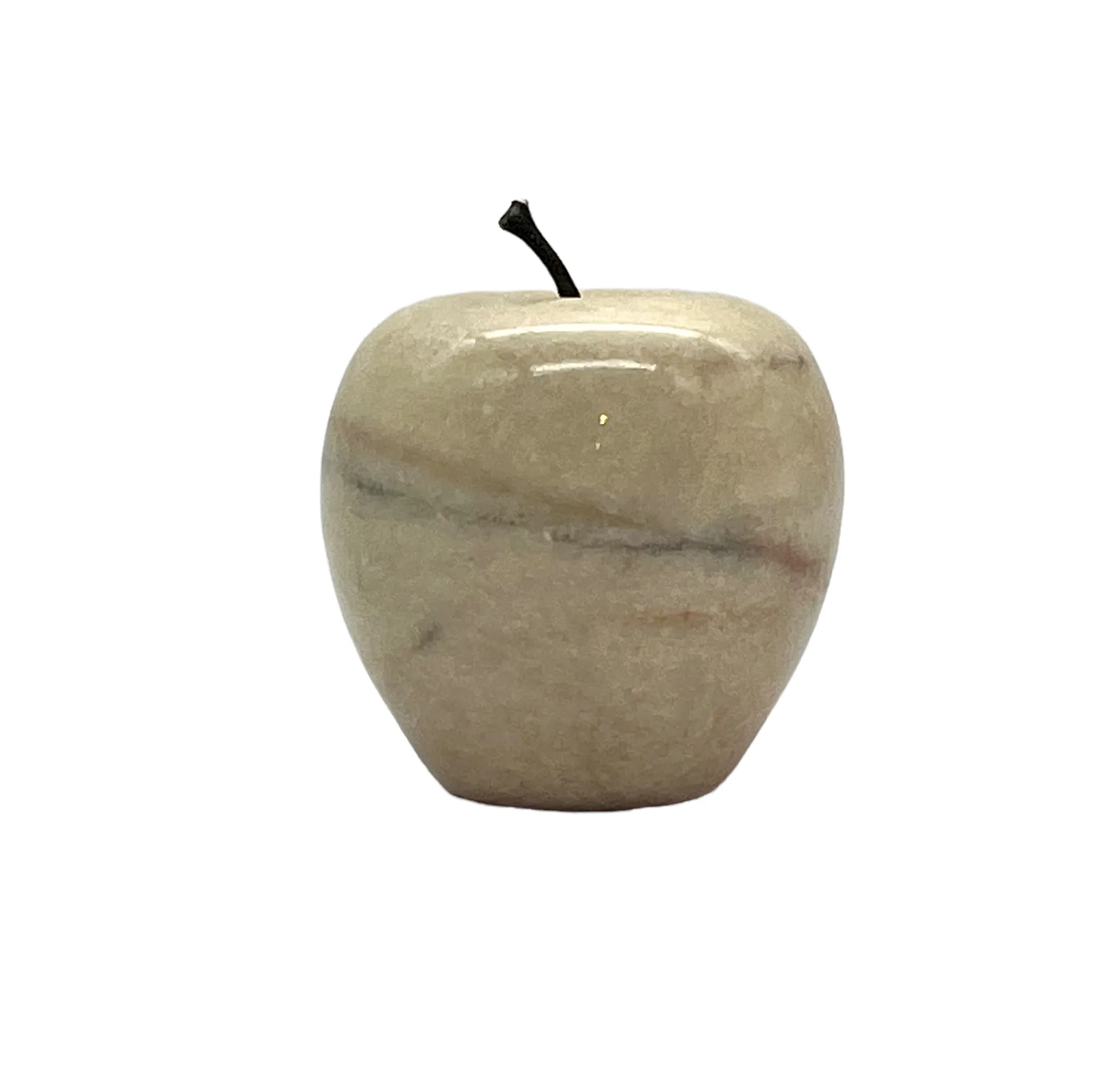 Pink Marble Apple Object/Paperweight - Pilar Collection