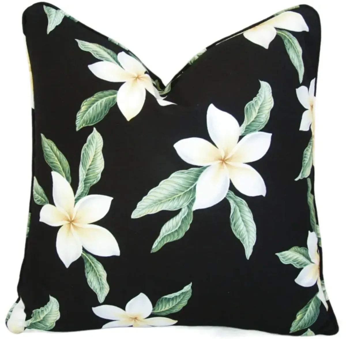 Gardenia Blossom Botanical Pillows - Set of 2