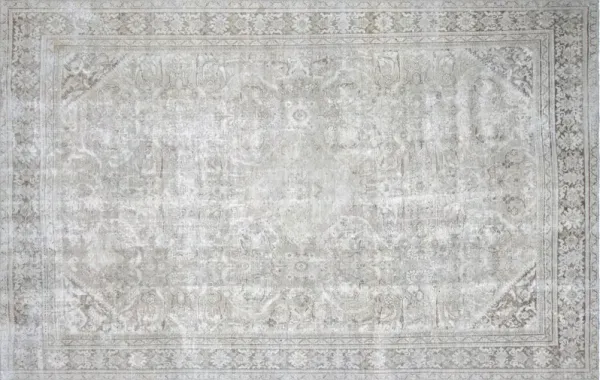 1960s Persian Mahal Rug - 10'8"x16'9" - Nalbandian - Ivory - Ivory