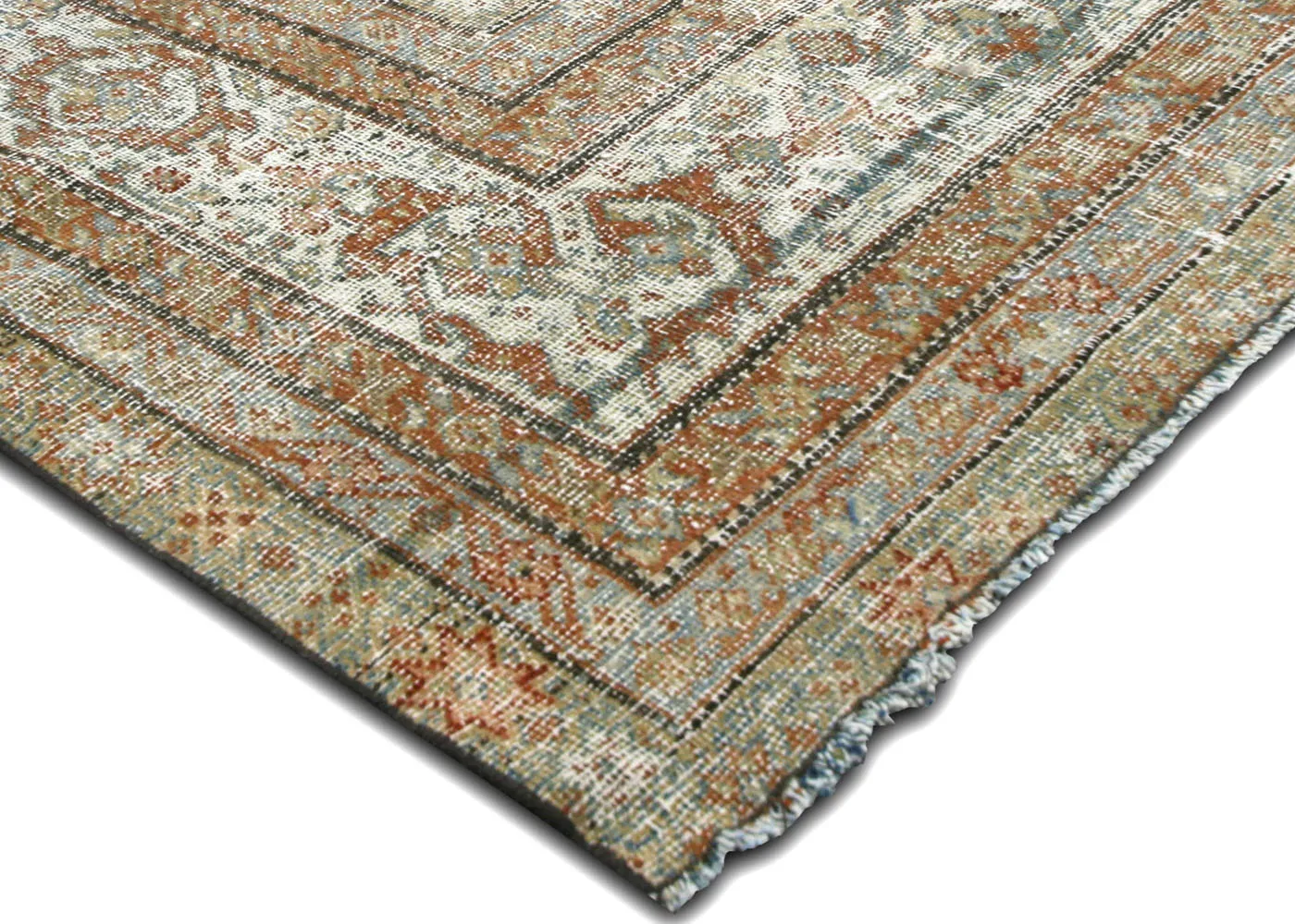 1920s Persian Mahal Runner-9'8" x 21.1" - Nalbandian - Beige