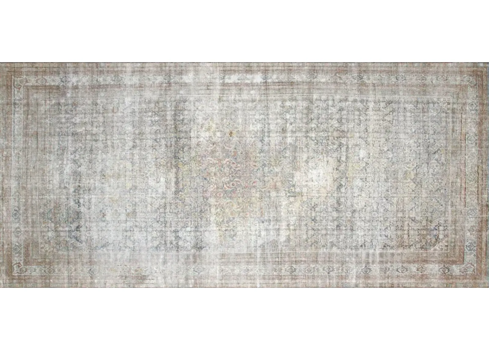 1920s Persian Mahal Runner-9'8" x 21.1" - Nalbandian - Beige